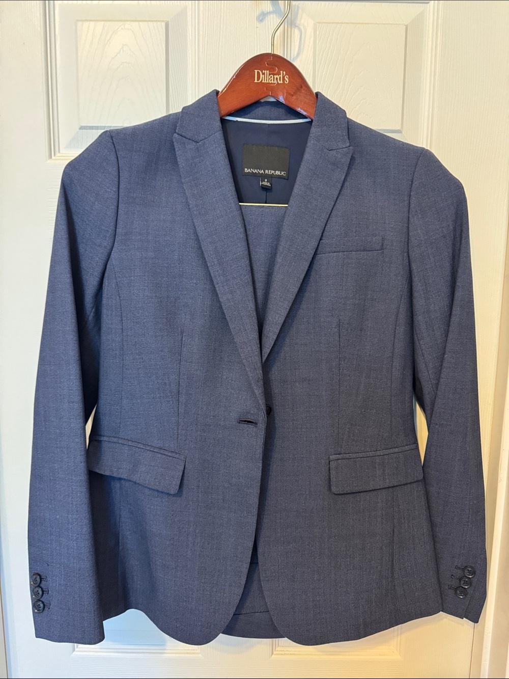 Banana Republic Women's Navy Blue Tailored Blazer